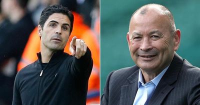 Eddie Jones reveals England's Arsenal inspiration after swapping notes with Mikel Arteta