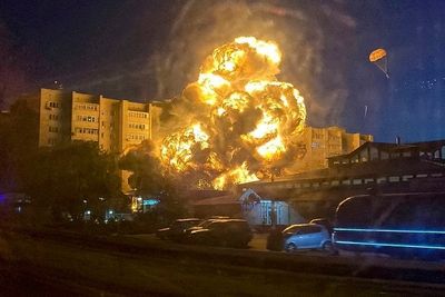 At least six killed after Russian warplane crashes into apartment block in Yeysk
