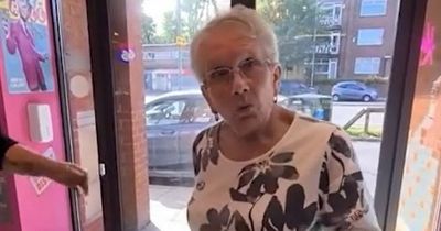 "Bloody hell, who booked this?" - Gran gobsmacked as she walks into Karen's Diner in hilarious video