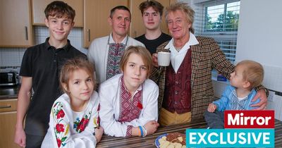 Rod Stewart rents home for 'lovely' Ukrainian refugee family-of-seven and pays all bills