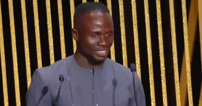 Ex-Liverpool star Sadio Mane shows why he's a class act at Ballon d'Or ceremony