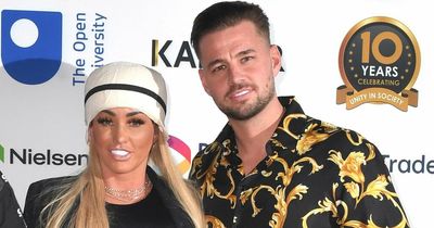 Katie Price hints she is set to marry Carl Woods soon as she hunts for wedding dress designer