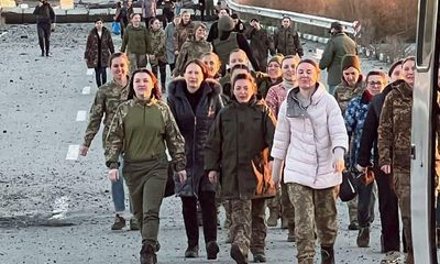 Prisoner swap with Russia sees 108 Ukrainian women released