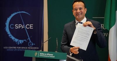 Ireland preparing for first space mission a Leo Varadkar signs off on 'major milestone' with 'untold opportunities'