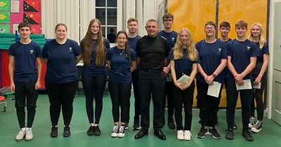 Dumfries police officers encourage young people to join youth volunteers programme