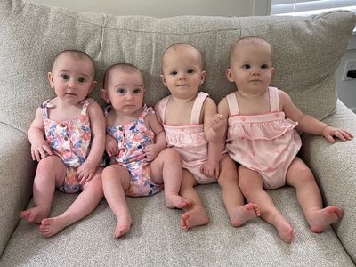 Sisters give birth to identical twin girls within three months of each other