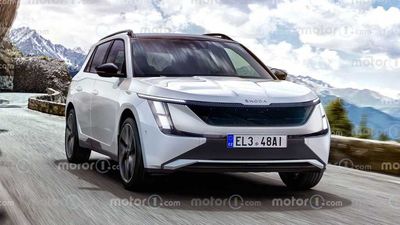 Skoda Electric Crossover Rendered As Zero-Emissions Kamiq Alternative