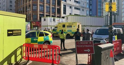 Emergency services called and traffic diverted from Cardiff city centre road after medical incident