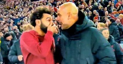 Lip reader works out what Pep Guardiola said to Mo Salah at full-time of Man City defeat