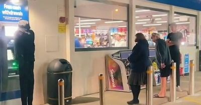 Tesco customers left queuing for ages after mannequin mystery at cashpoint