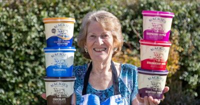 Lucky granny scoops lifetime supply of Scots ice-cream - with 26L delivered every year