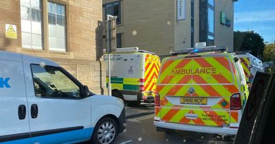 Edinburgh city centre building closed off by emergency services in chemical scare