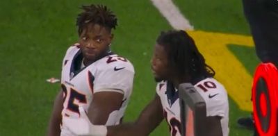 A frustrated Jerry Jeudy and Melvin Gordon became a meme late in Broncos’ ugly loss to Chargers