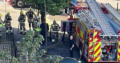 Edinburgh tenement flat bursts into flames as hero firefighters tackle blaze