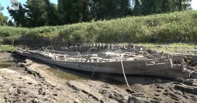 Severe drought reveals incredible 19th century discovery at bottom of river