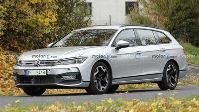 2024 Volkswagen Passat Estate Spied Enjoying Fall Colors In Germany