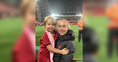 Little girl 'screaming' after Liverpool star's Merseyside derby gesture