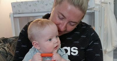 Devoted Scots mum has to hold baby boy 24 hours a day due to rare condition