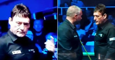 Snooker legend Jimmy White involved in furious row with referee during Luca Brecel clash