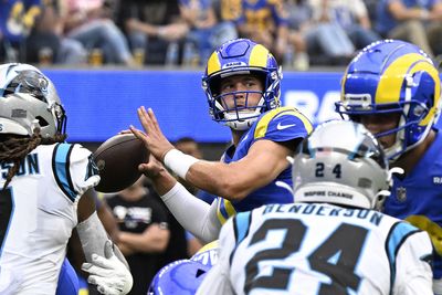 Matthew Stafford’s passing chart shows how Rams attacked Panthers’ defense