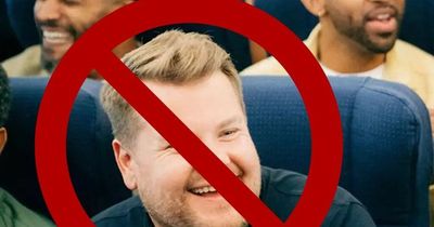 Ryanair says James Corden is banned from their aircraft after star's outburst at New York restaurant