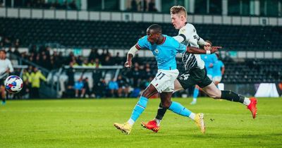 Carlos Borges sends message as Man City U21s beat Derby County in Papa John's Trophy