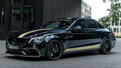 Mercedes-AMG C63 With V8 Gets High-Powered Sendoff From Manhart