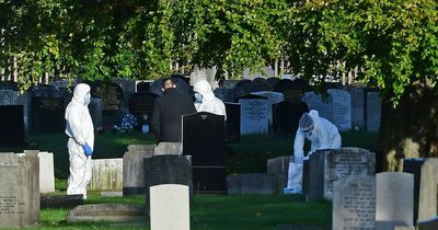 Hundreds of graves cordoned off after police find gun in cemetery