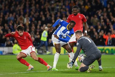 Nottingham Forest frustrate goal-shy Brighton in stalemate on south coast