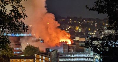 Bristol Grosvenor Hotel fire: Members of public told to stay away from scene