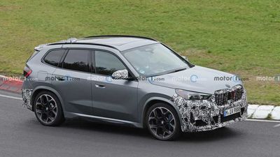 2023 BMW X1 M35i Drops Camo In New Nurburgring Spy Photos