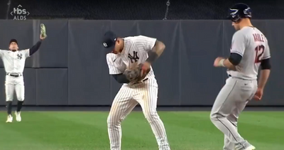 Yankees’ Gleyber Torres ruthlessly mocked Josh Naylor’s ‘rock the baby’ celebration after eliminating Guardians