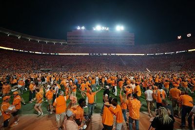 Tennessee Football Raising $150K FTo Replace The Goal Posts Fans Took Out After Upsetting #1 Alabama