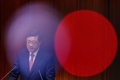 Hong Kong leader John Lee delivers his maiden policy address