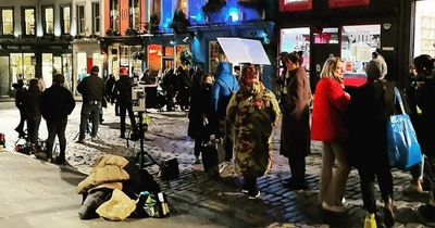 Iconic Edinburgh city centre street taken over by film crew shooting Netflix drama