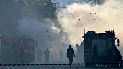 Explosions heard in Kyiv as Putin declares martial law in 'annexed' regions