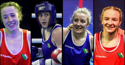 Michaela Walsh, Tina Desmond, Amy Broadhurst and Shannon Sweeney guarantee medals at European Championships