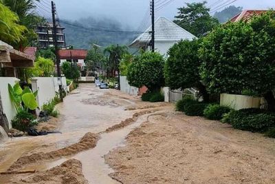 Flooding, mudslides, blackouts in Phuket