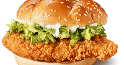 McDonald's first permanent chicken burger in 15 years lands on menus today