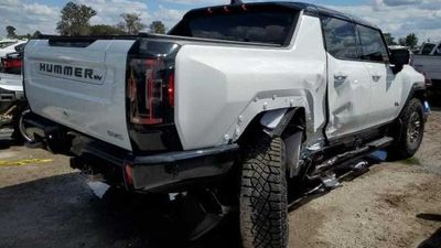 Crashed 2022 GMC Hummer EV Edition 1 Up For Auction Online