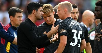 Mikel Arteta provides injury return timeline for Oleksandr Zinchenko as Arsenal prepare for PSV