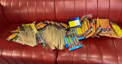 Glasgow barber shop under investigation after 250 fireworks seized from premises