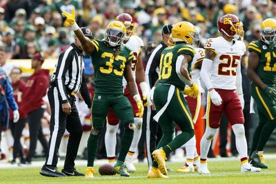 Packers, despite back-to-back losses, remain road favorites over Washington