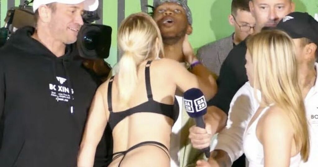 KSI explains why he snubbed kiss from OnlyFans star…