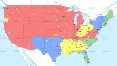 If you’re in the blue, you’ll get Giants vs. Jaguars on TV