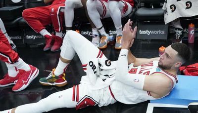 Bulls rule Zach LaVine out of season opener against the Heat