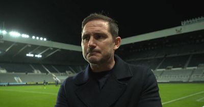 Frank Lampard makes Anthony Gordon penalty point as referee leaves Everton incensed