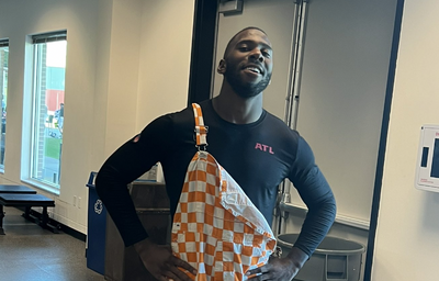 Vols’ alum Cordarrelle Patterson hilariously forces Falcons teammates to wear checkered overalls after bets