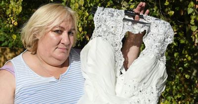 Nottinghamshire woman's wedding dress 'ruined' days before the big day