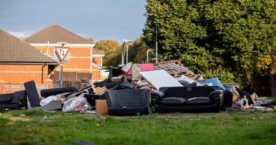 Young mum fears for toddler's life as bonfire is built outside her home